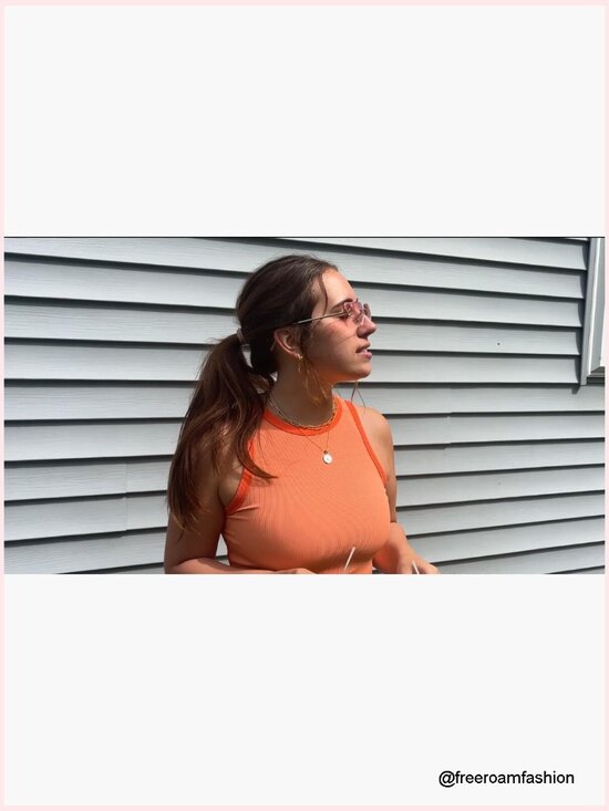 Y2K Rimless Square Sunglasses Trendy Retro UV400 Shades main image 2